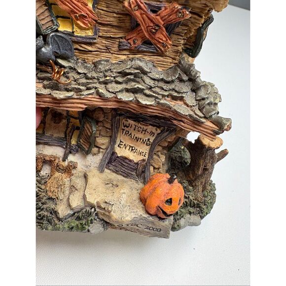 Boyds Bearly Built Villages Punky Boobear"s Haunted Halloween House #19012 Town - Picture 6 of 11